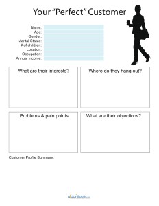 Customer Profiles to Boost Profits - Free 'Avatar' Template